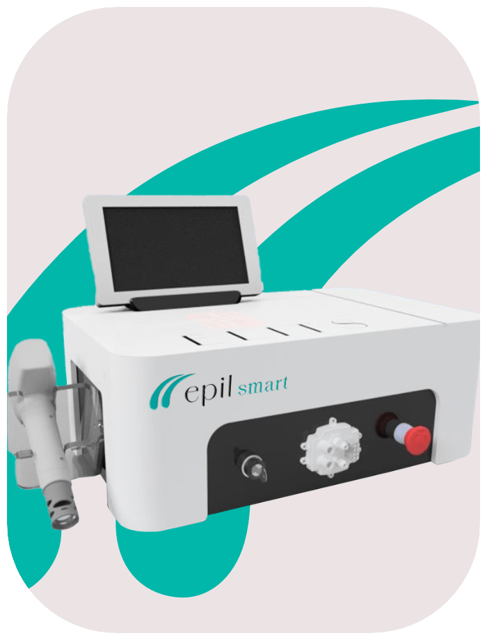 epil smart è un dispositivo estetico per l'epilazione laser nei centri estetici